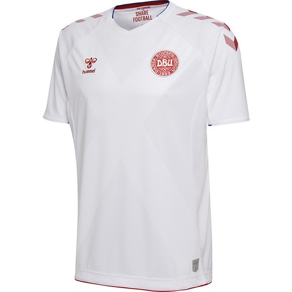 Camiseta Danimarca 2ª 2018 Blanco
